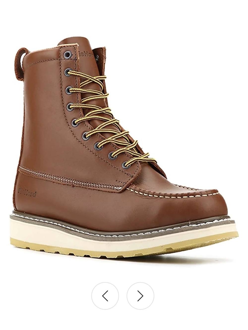 SEARS DieHard Leather Lace Up Boots Size 9 Men’s Vintage Workwear SureTrack